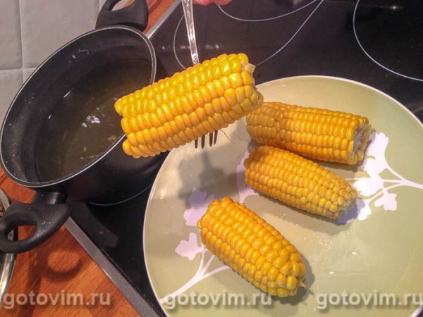 Варёная кукуруза со смесью Magic Dust Варёная кукуруза со смесью Magic Dust