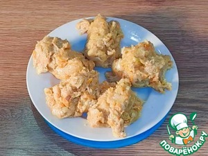 Пузырчатые лепешки с мясной начинкой Пузырчатые лепешки с мясной начинкой