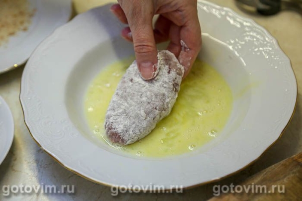 Зразы с начинкой из соуса бешамель с грибами Зразы с начинкой из соуса бешамель с грибами