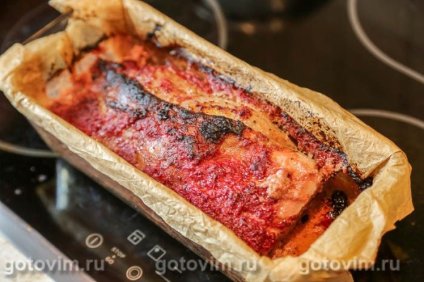 Свинина, запеченная с красной смородиной Свинина, запеченная с красной смородиной