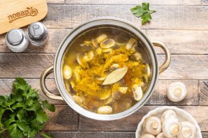 Суп из свежих шампиньонов