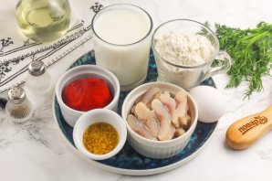 Блины с селедкой