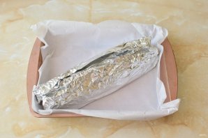 Рулет из фарша с грибами