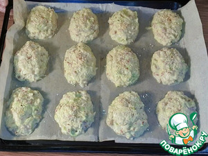 Лепешки из кабачков и гречневой крупы