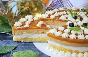 Муссовый торт с манго Муссовый торт с манго