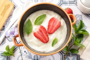 Манная каша в микроволновке Манная каша в микроволновке