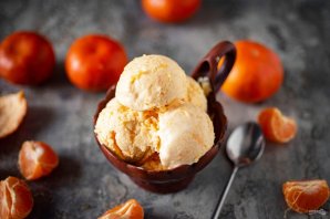 Мандариновое мороженое Мандариновое мороженое