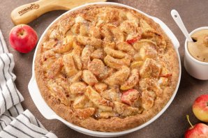 Пирог сметанный с яблоками Пирог сметанный с яблоками