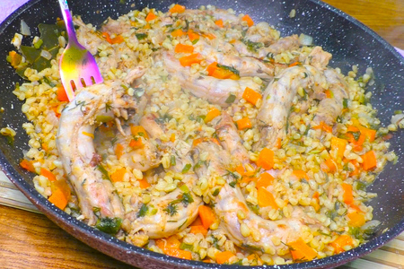 Куриные шейки на сковроде