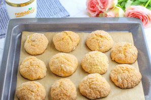 Медово-творожное печенье с орехами Медово-творожное печенье с орехами