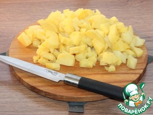 Блинные конвертики с индейкой и картофелем Блинные конвертики с индейкой и картофелем