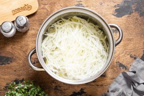 Постный борщ с грибами