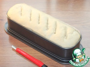 Белый хлеб домашней выпечки