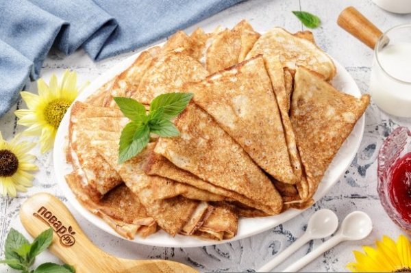 Блинчики на кефире Блинчики на кефире