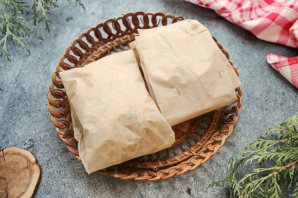 Сочная котлета жареная в конвертике Сочная котлета жареная в конвертике