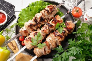 Шашлык из свинины с луком