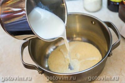 Пышные оладьи с манкой