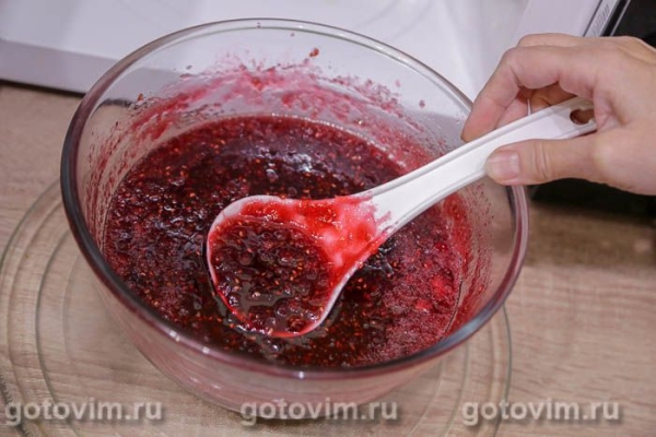 Варенье из красной смородины с малиной в микроволновке Варенье из красной смородины с малиной в микроволновке