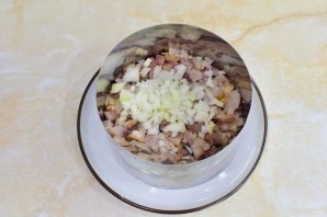 Салат "Мимоза" с копчёной скумбрией Салат "Мимоза" с копчёной скумбрией