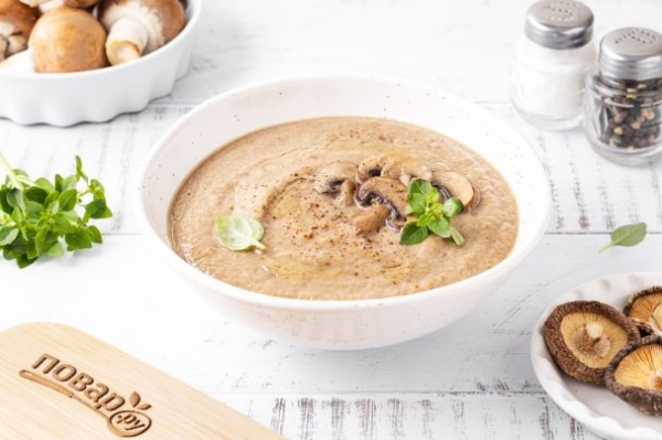 Грибной суп на кокосовом молоке Грибной суп на кокосовом молоке