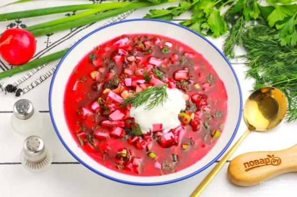 Холодник с колбасой Холодник с колбасой