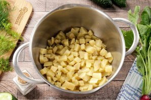 Окрошка с горчицей Окрошка с горчицей