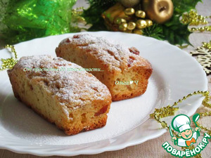 Творожный штоллен с кумкватом, вишней, курагой Творожный штоллен с кумкватом, вишней, курагой