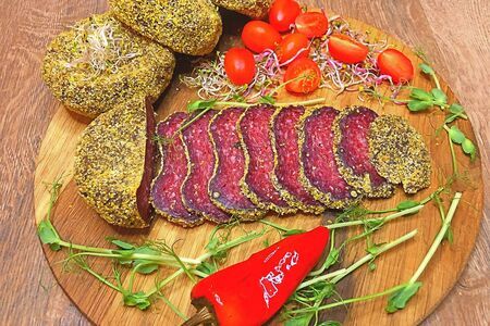 Сыровяленая колбаса питина (pitina del friuli) Сыровяленая колбаса питина (pitina del friuli)