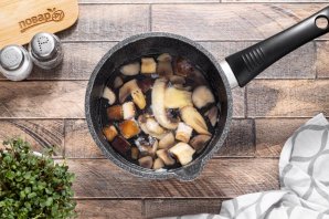 Постный суп с грибами