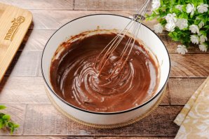 Торт из профитролей со сметанным кремом