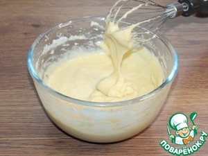 Кекс с кремом из творожного сыра