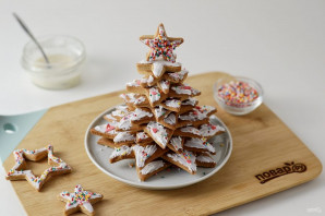 "Елочка" из имбирного печенья "Елочка" из имбирного печенья