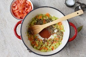 Постный овощной суп Постный овощной суп