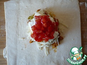 Слойка с индейкой Слойка с индейкой