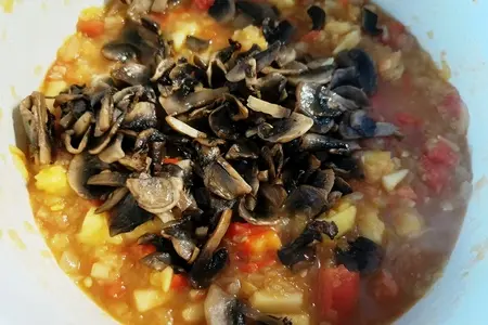 Кабачковая икра с яблоками и грибами Кабачковая икра с яблоками и грибами