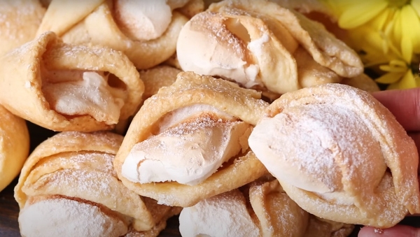 Ракушки с начинкой: нежные как мороженое. Рецепт вкусного печенья к чаю Ракушки с начинкой: нежные как мороженое. Рецепт вкусного печенья к чаю