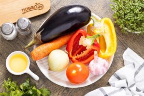 Рагу из баклажанов в мультиварке