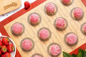 Клубничное печенье Клубничное печенье