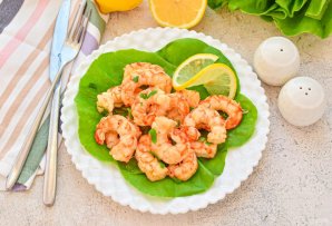 Креветки в лимонном соусе Креветки в лимонном соусе