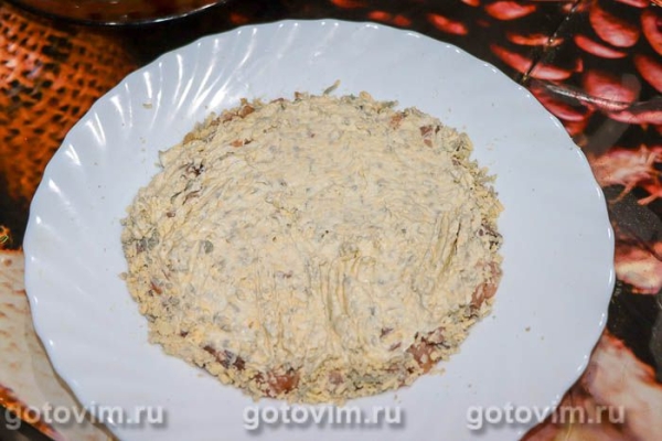 Салат «Флагман» с красной рыбой Салат «Флагман» с красной рыбой