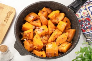 Тыква на сковороде Тыква на сковороде