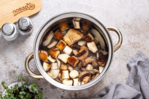 Грибная подлива из замороженных грибов