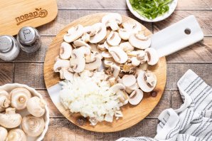 Брускетта с грибами Брускетта с грибами