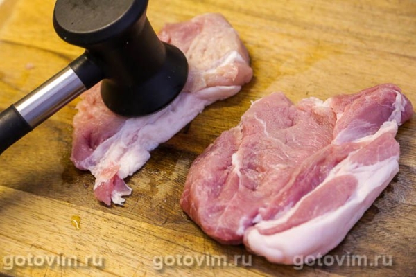 Эскалоп с лимонным соком и чесноком Эскалоп с лимонным соком и чесноком