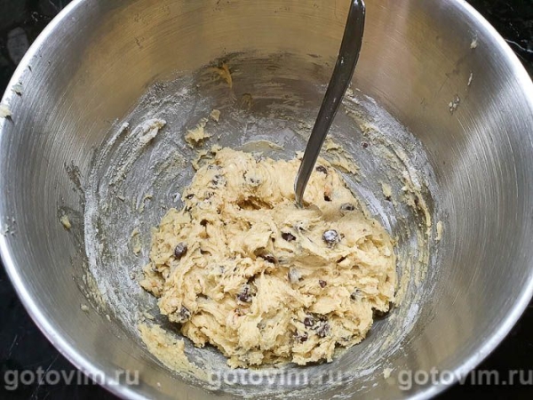 Печенье с шоколадными каплями и кешью