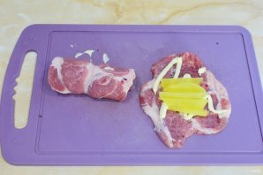 Мясные рулетики "На один зубок" Мясные рулетики "На один зубок"