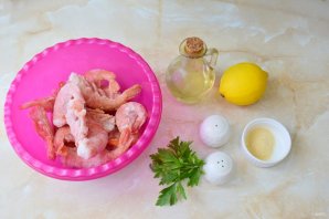 Креветки в лимонном соусе Креветки в лимонном соусе