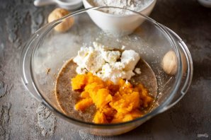 Творожно-тыквенное печенье Творожно-тыквенное печенье