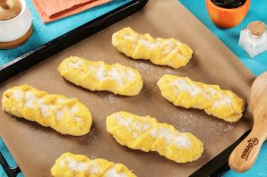 Творожные булочки "Косички" Творожные булочки "Косички"