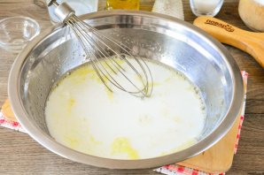 Блины на молоке (простой рецепт)